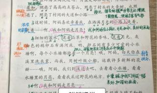 走月亮课堂笔记